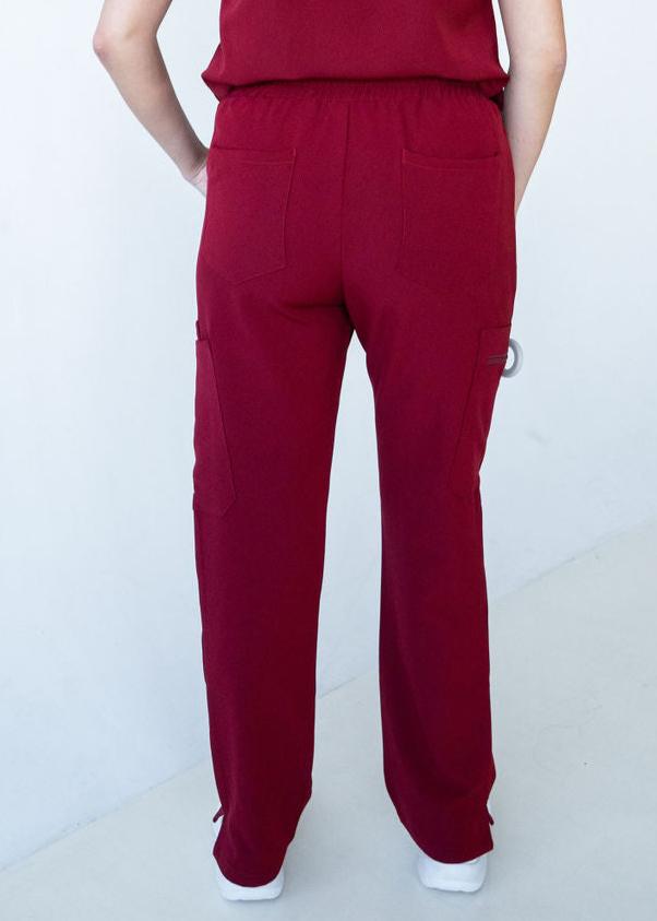 Chic Straight Leg Scrub Pants