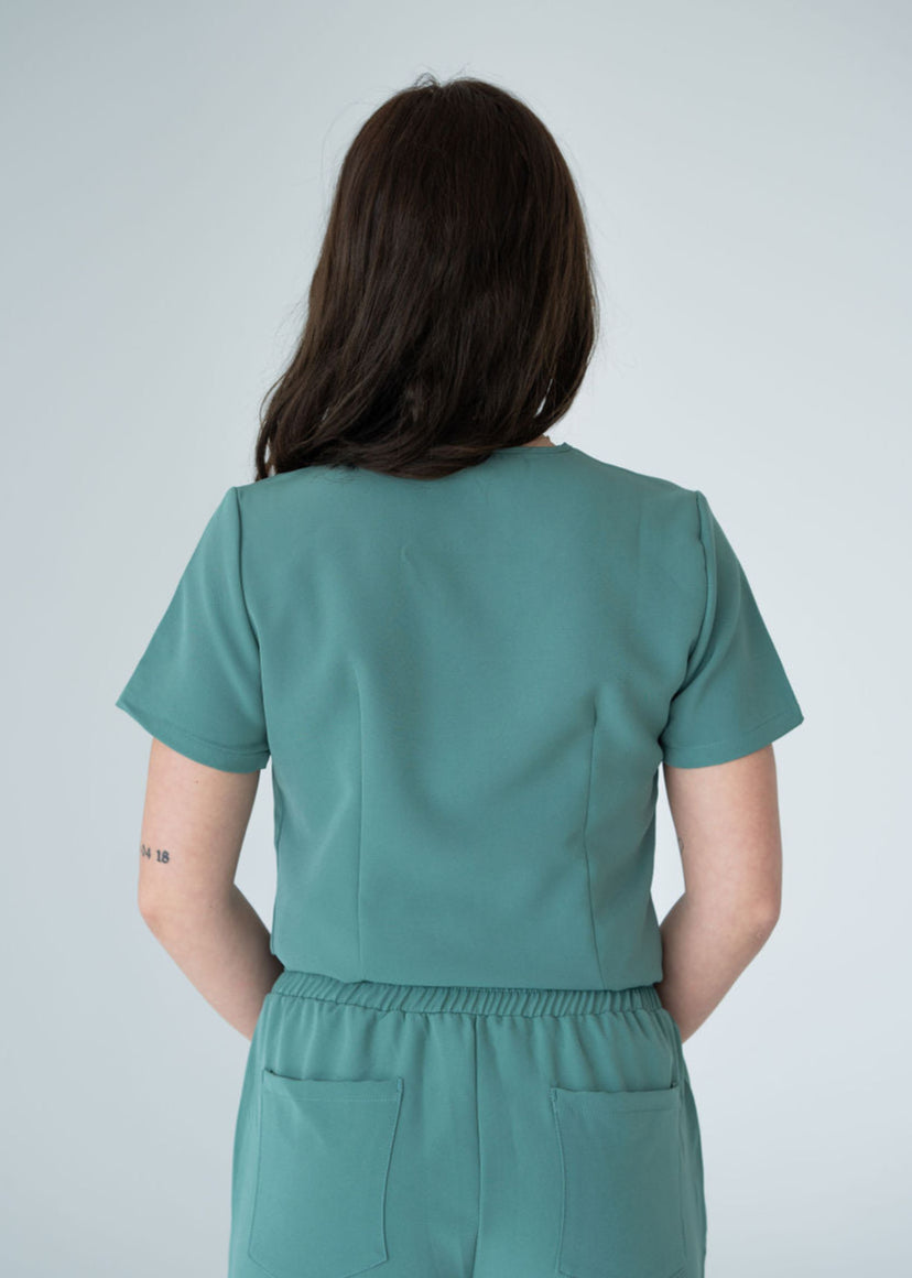 Classic One-Pocket Scrub Top
