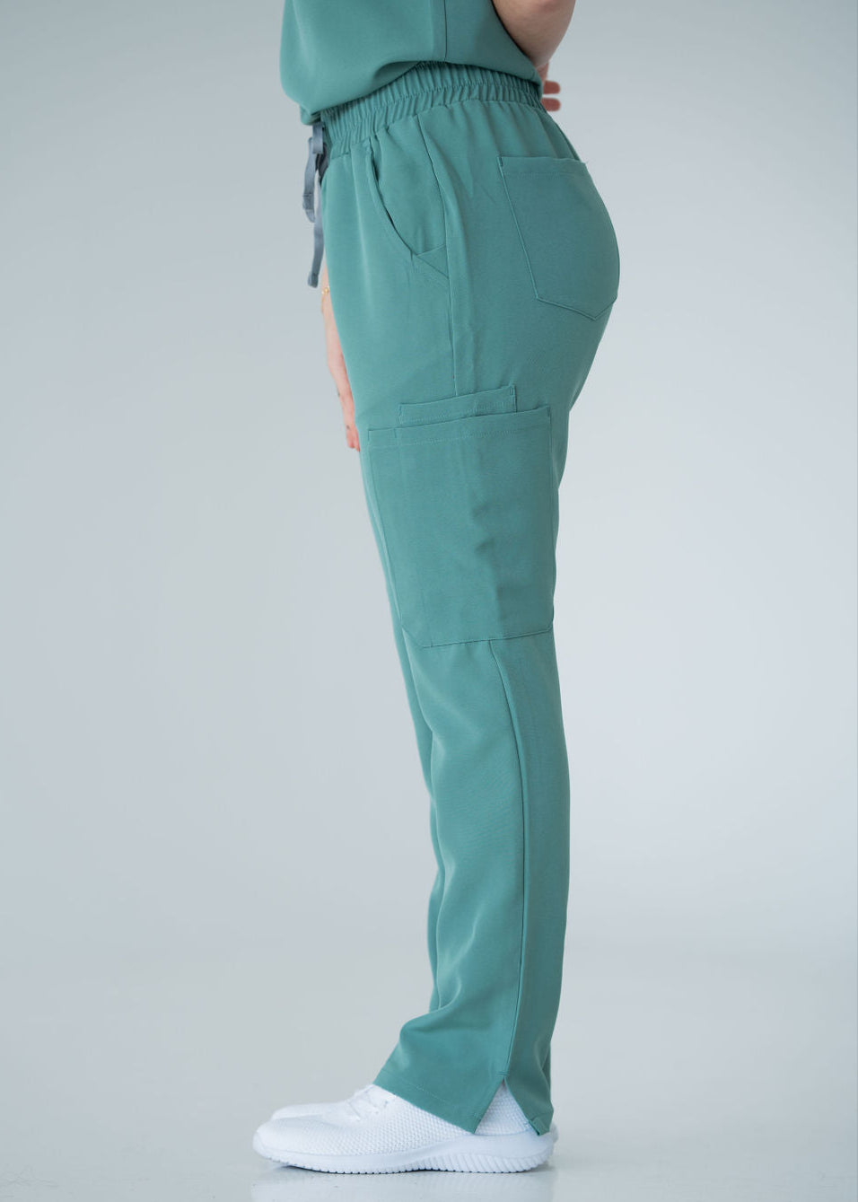 Chic Straight Leg Scrub Pants