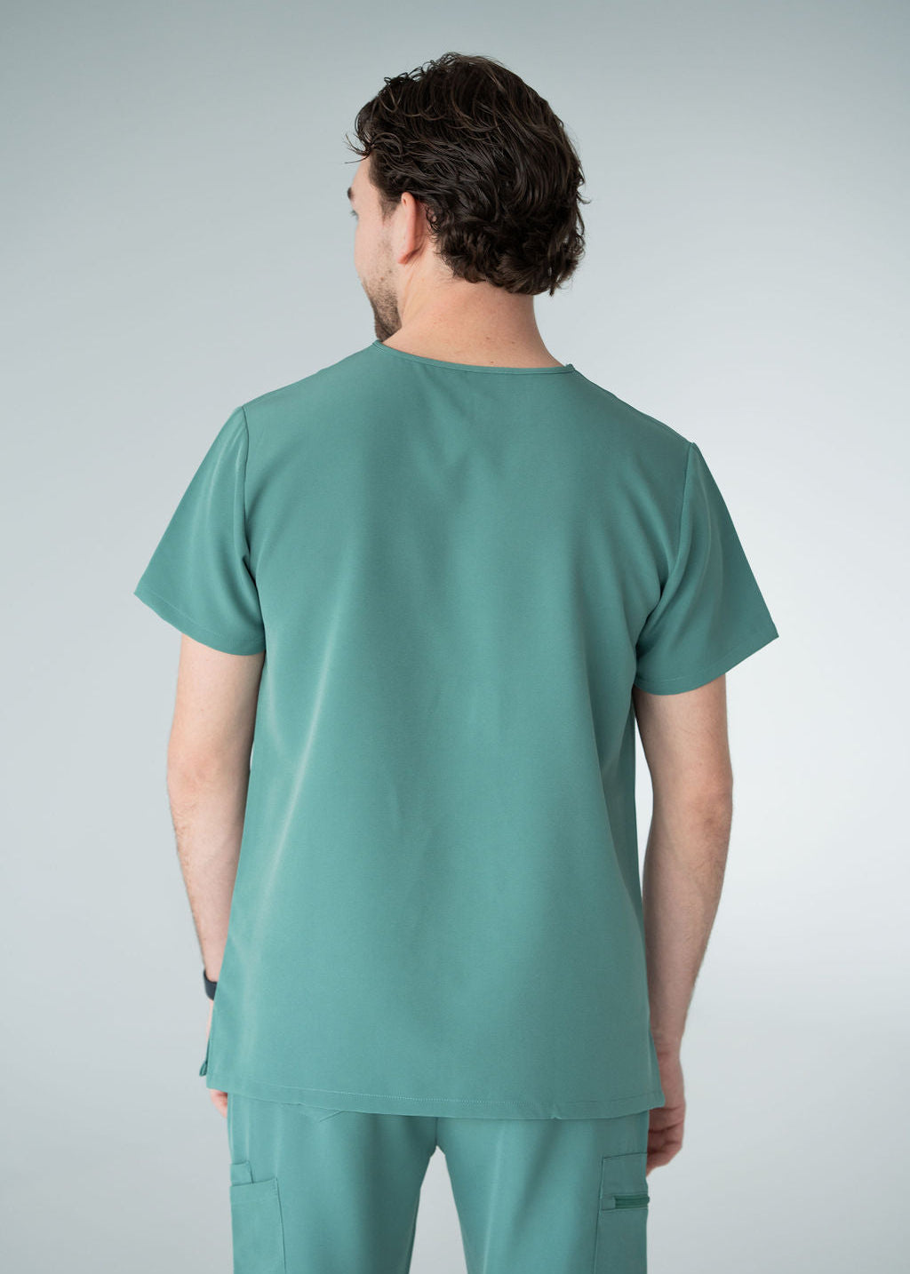 Traditional One-Pocket Scrub Top