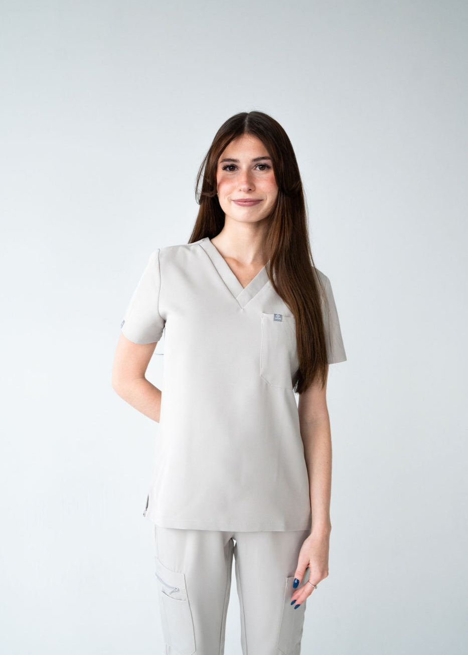 Classic One-Pocket Scrub Top