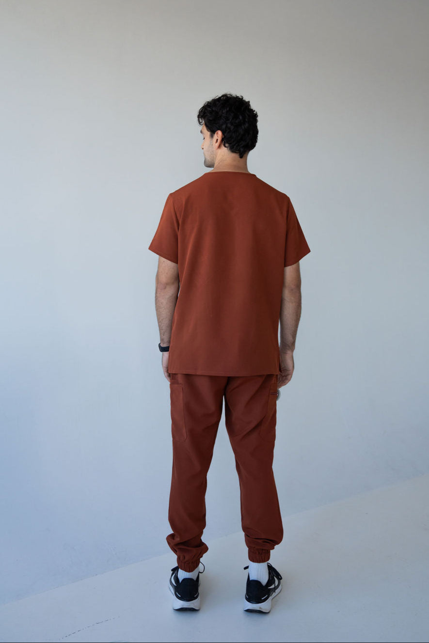 Traditional One-Pocket Scrub Top