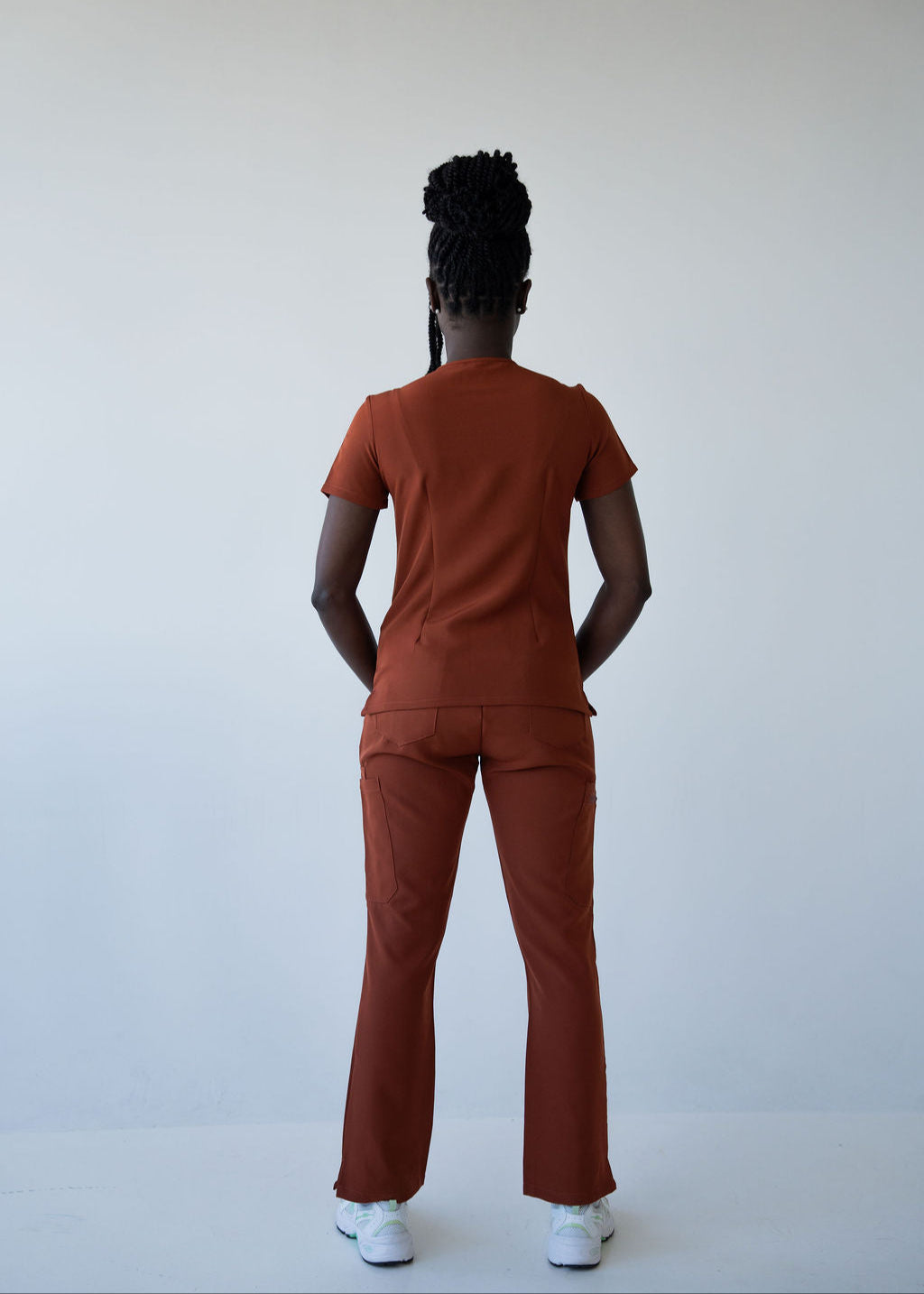 Practical Three-Pocket Scrub Top