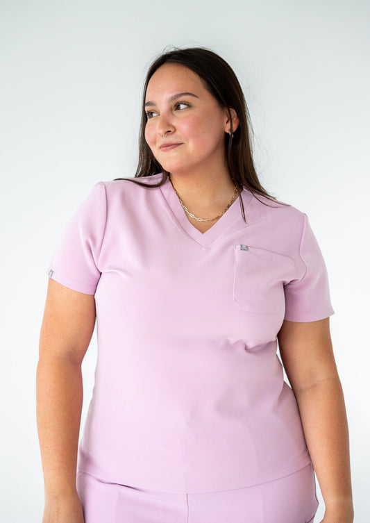 Classic One-Pocket Scrub Top
