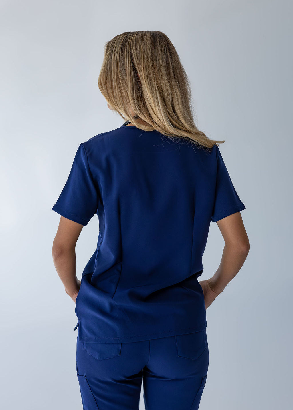 Classic One-Pocket Scrub Top