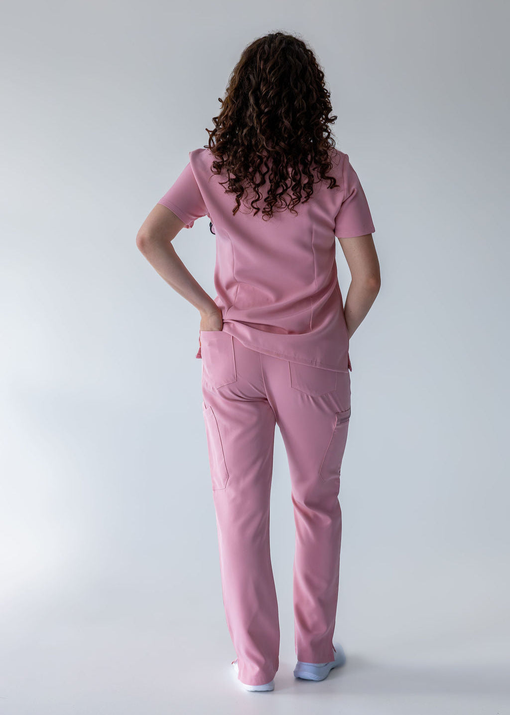 Chic Straight Leg Scrub Pants