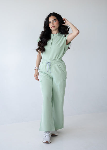 Modern Wide Leg Scrub Pants