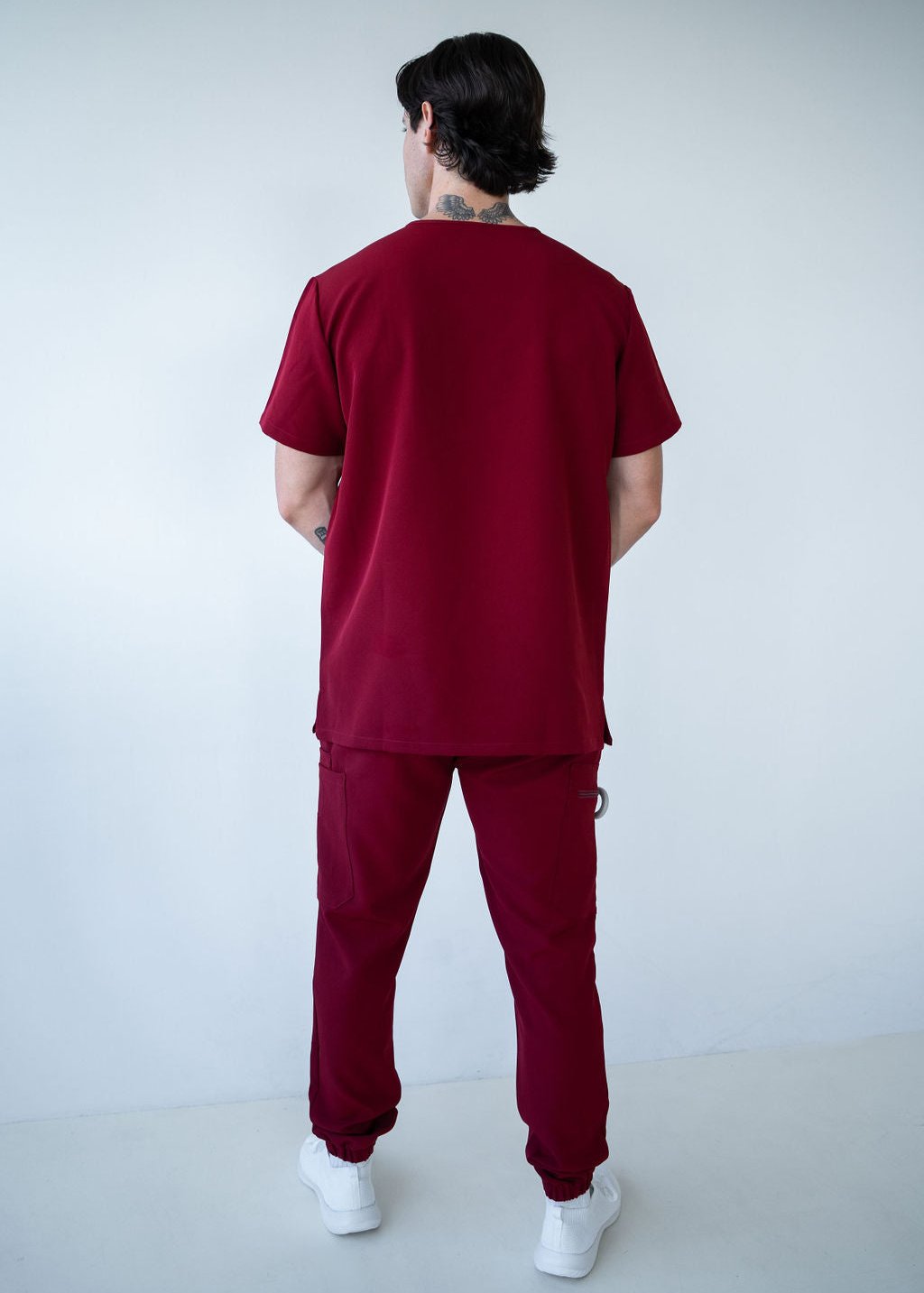 Traditional One-Pocket Scrub Top