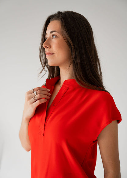 Élégant Haut Col Mandarin