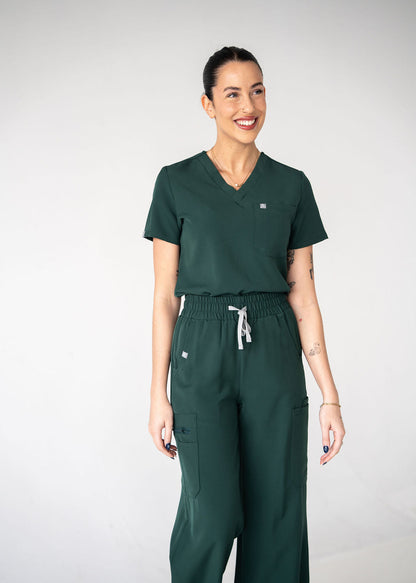 Classic One-Pocket Scrub Top