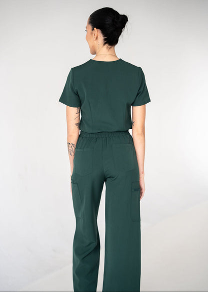 Modern Wide Leg Scrub Pants