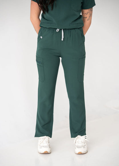 Chic Straight Leg Scrub Pants