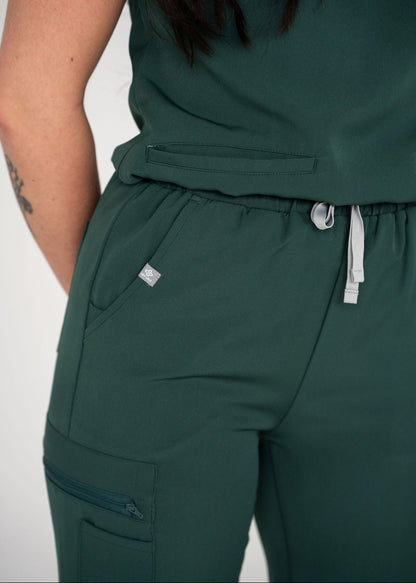 Chic Straight Leg Scrub Pants