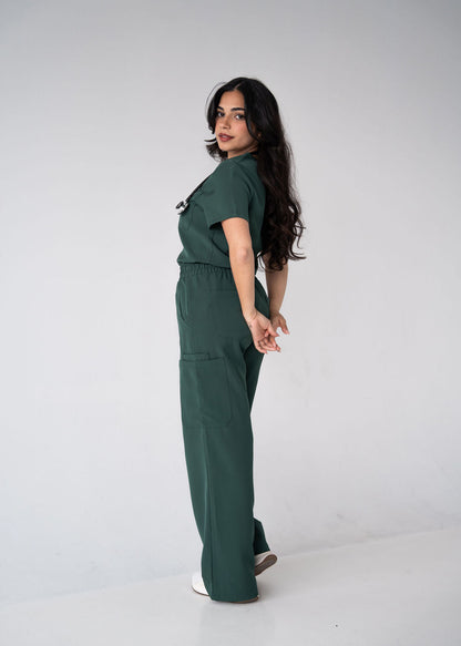 Modern Wide Leg Scrub Pants