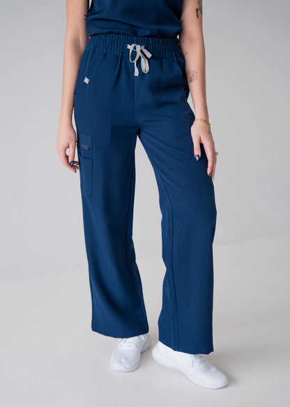 Modern Wide Leg Scrub Pants