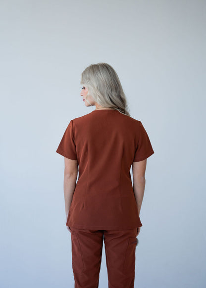 Classic One-Pocket Scrub Top