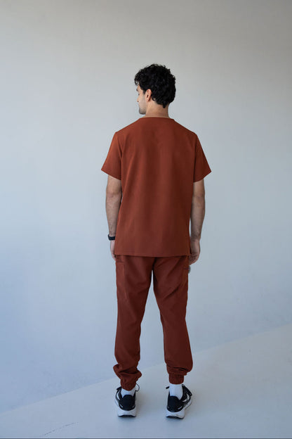Traditional One-Pocket Scrub Top