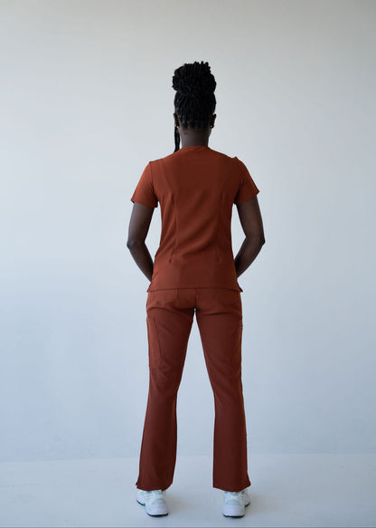 Practical Three-Pocket Scrub Top