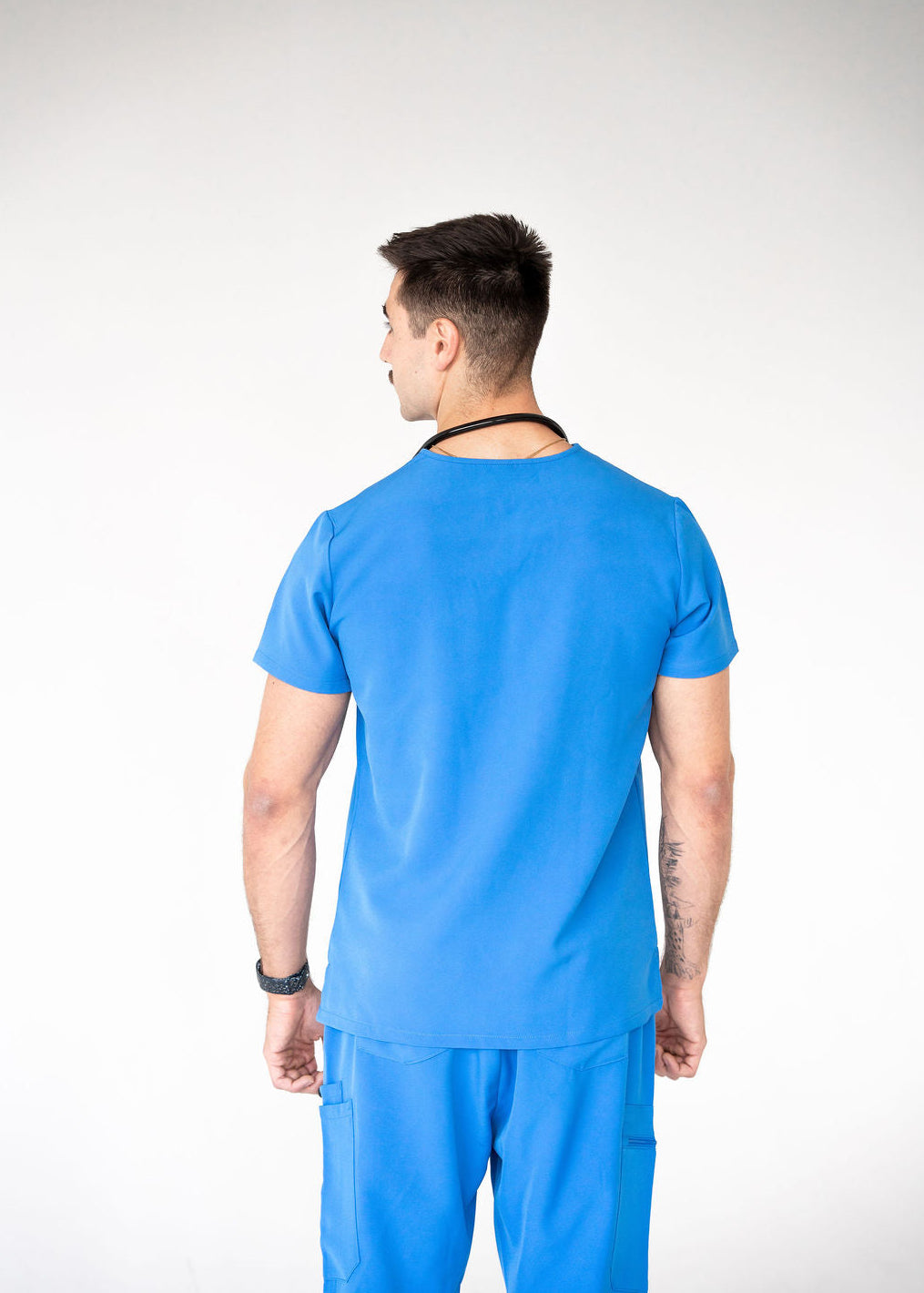 Traditional One-Pocket Scrub Top