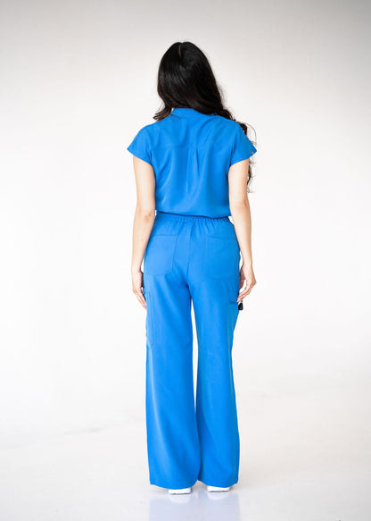 Modern Wide Leg Scrub Pants