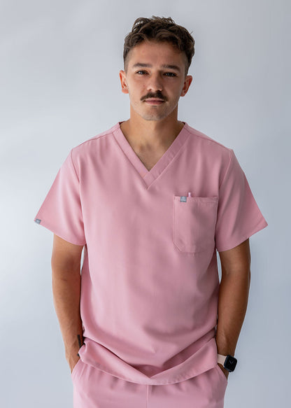 Traditional One-Pocket Scrub Top