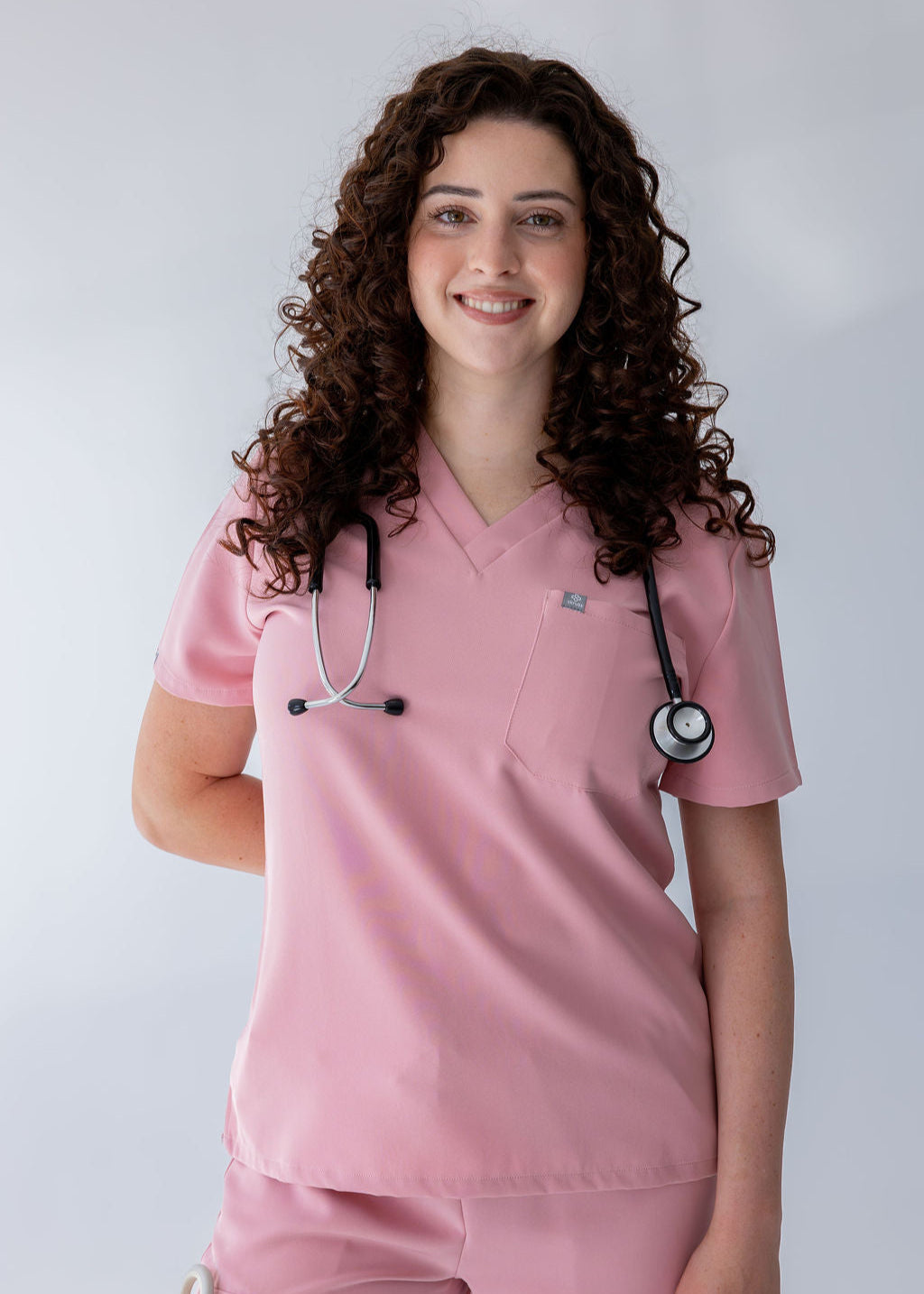 Classic One-Pocket Scrub Top