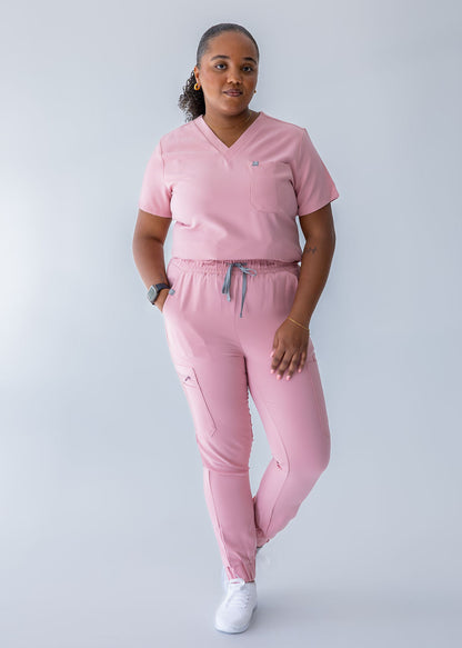 Practical Three-Pocket Scrub Top