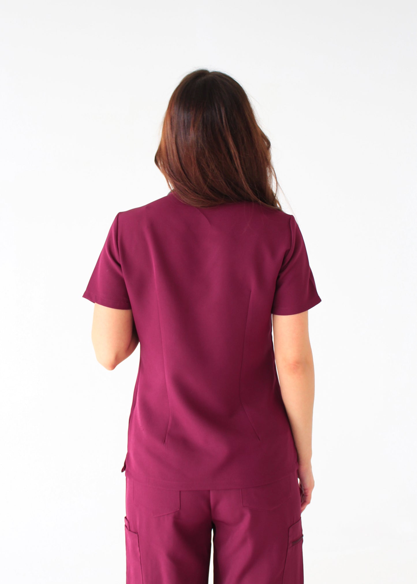 Practical Three-Pocket Scrub Top